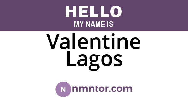 Valentine Lagos