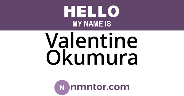 Valentine Okumura