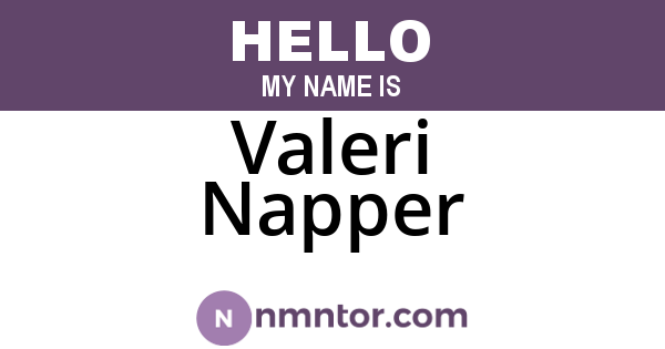 Valeri Napper
