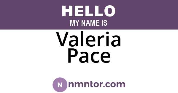 Valeria Pace