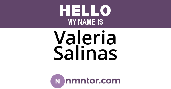Valeria Salinas