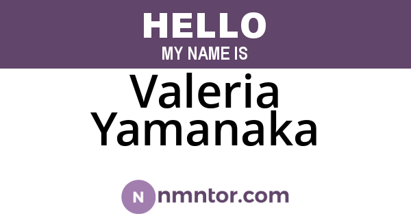 Valeria Yamanaka