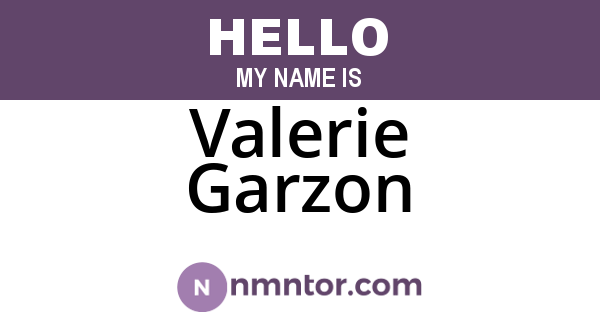Valerie Garzon