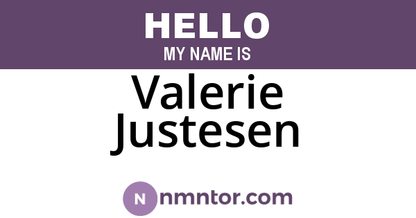 Valerie Justesen