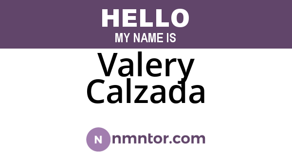 Valery Calzada