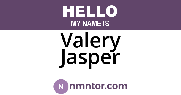 Valery Jasper