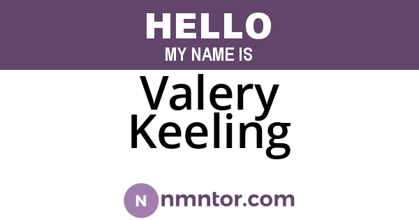 Valery Keeling
