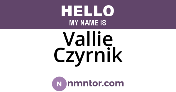 Vallie Czyrnik