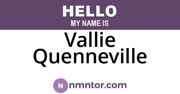 Vallie Quenneville
