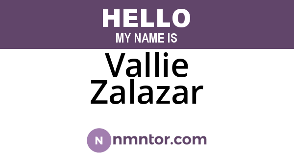 Vallie Zalazar