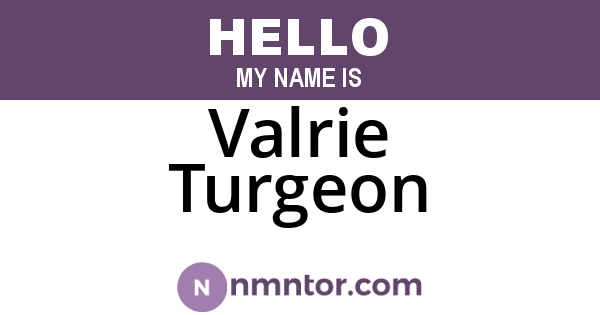 Valrie Turgeon
