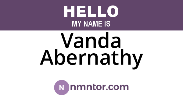 Vanda Abernathy