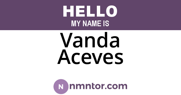 Vanda Aceves