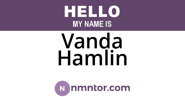 Vanda Hamlin