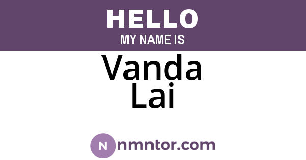 Vanda Lai