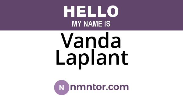 Vanda Laplant