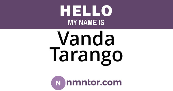 Vanda Tarango