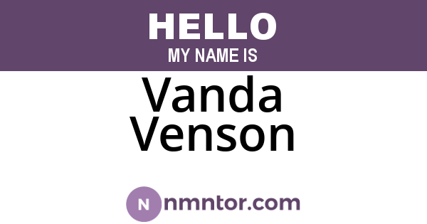 Vanda Venson
