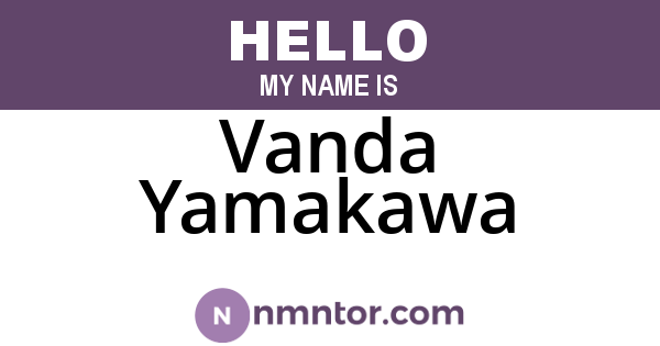 Vanda Yamakawa