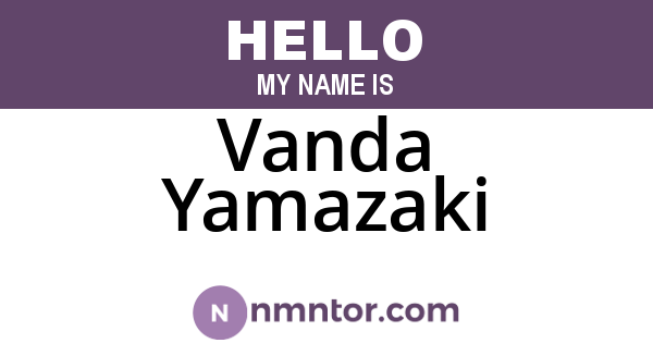 Vanda Yamazaki