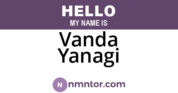 Vanda Yanagi
