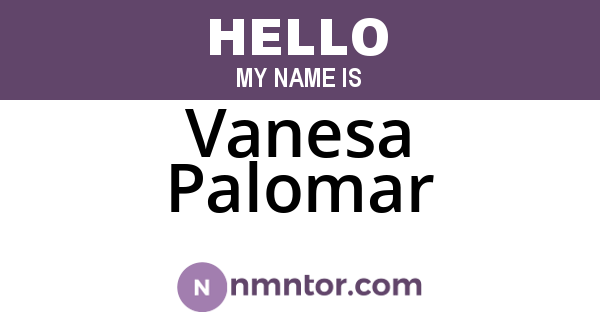 Vanesa Palomar