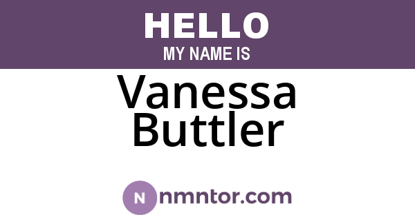 Vanessa Buttler