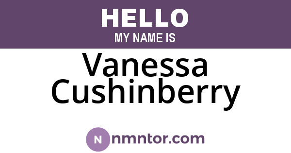 Vanessa Cushinberry