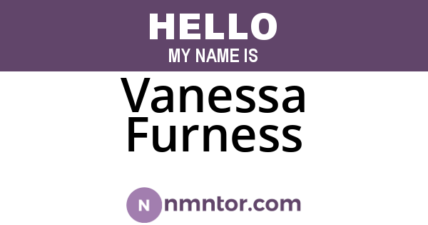 Vanessa Furness