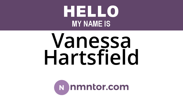 Vanessa Hartsfield