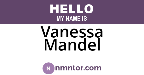 Vanessa Mandel