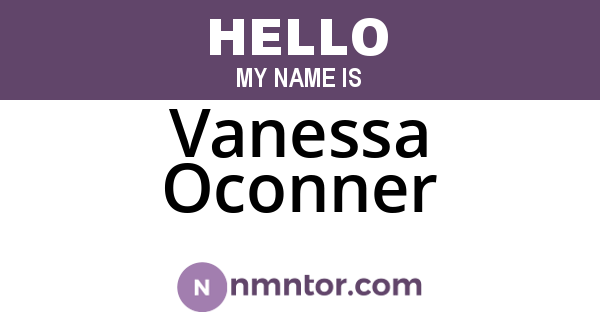 Vanessa Oconner