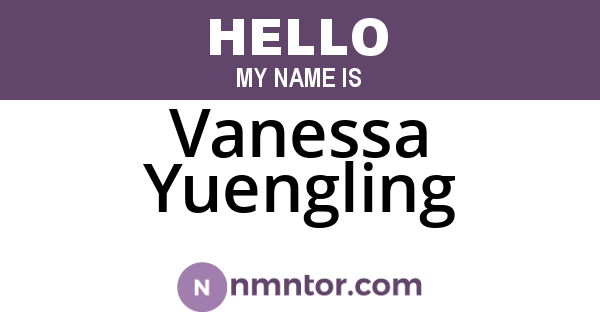 Vanessa Yuengling