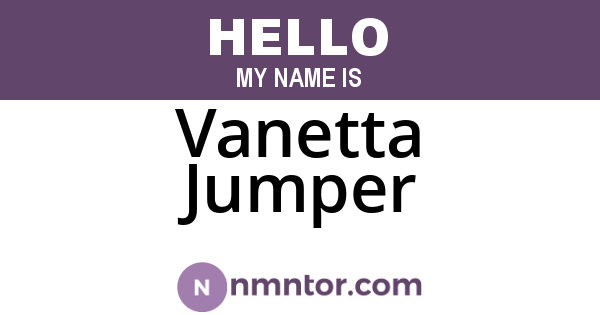 Vanetta Jumper