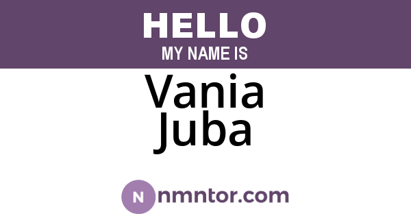Vania Juba