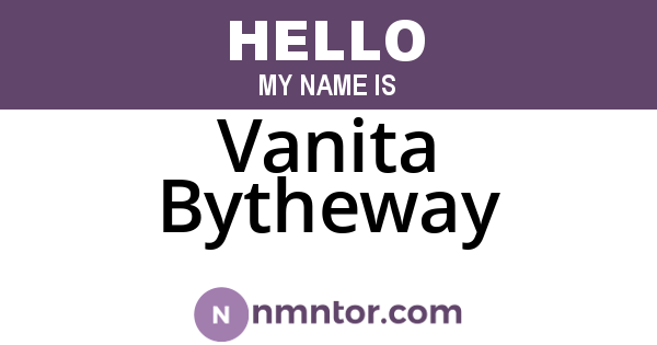 Vanita Bytheway