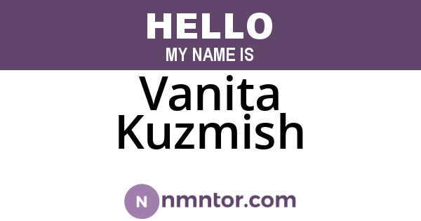 Vanita Kuzmish