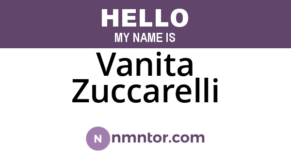 Vanita Zuccarelli