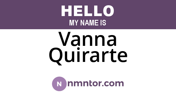 Vanna Quirarte