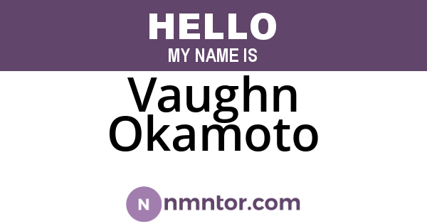 Vaughn Okamoto