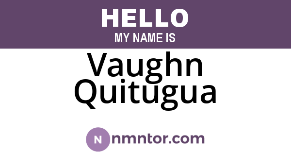 Vaughn Quitugua