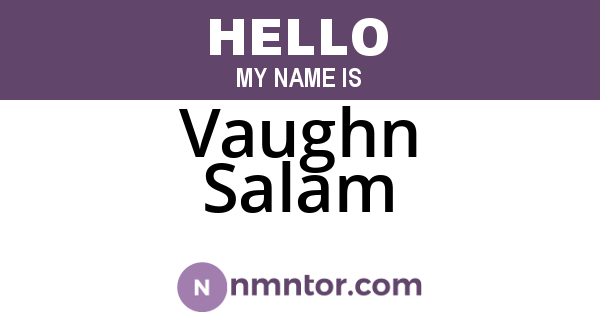 Vaughn Salam
