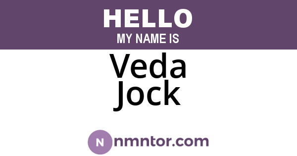 Veda Jock