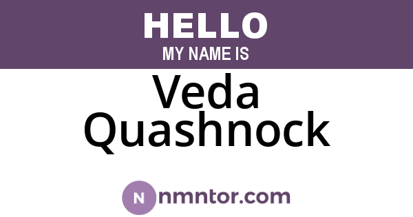 Veda Quashnock