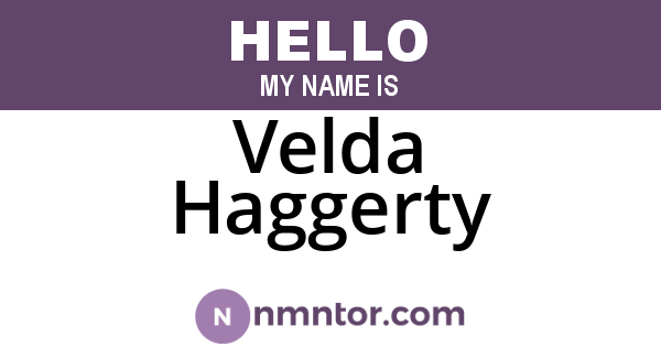 Velda Haggerty