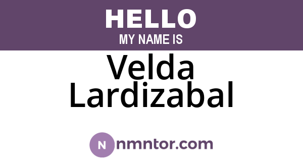 Velda Lardizabal