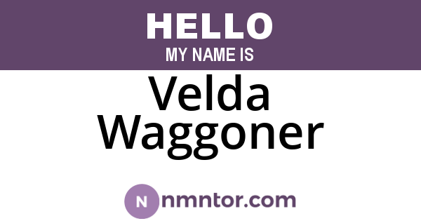 Velda Waggoner