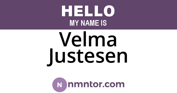 Velma Justesen