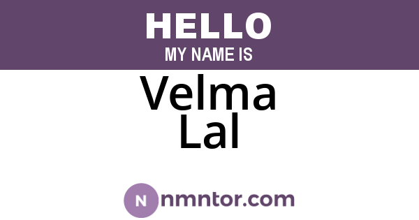 Velma Lal