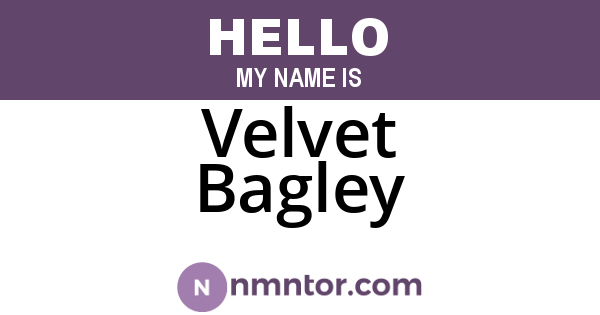 Velvet Bagley